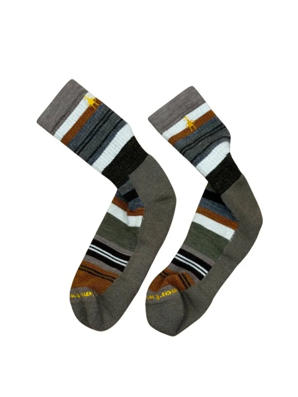 Smartwool Striped Crew Socks Size Large 9-11